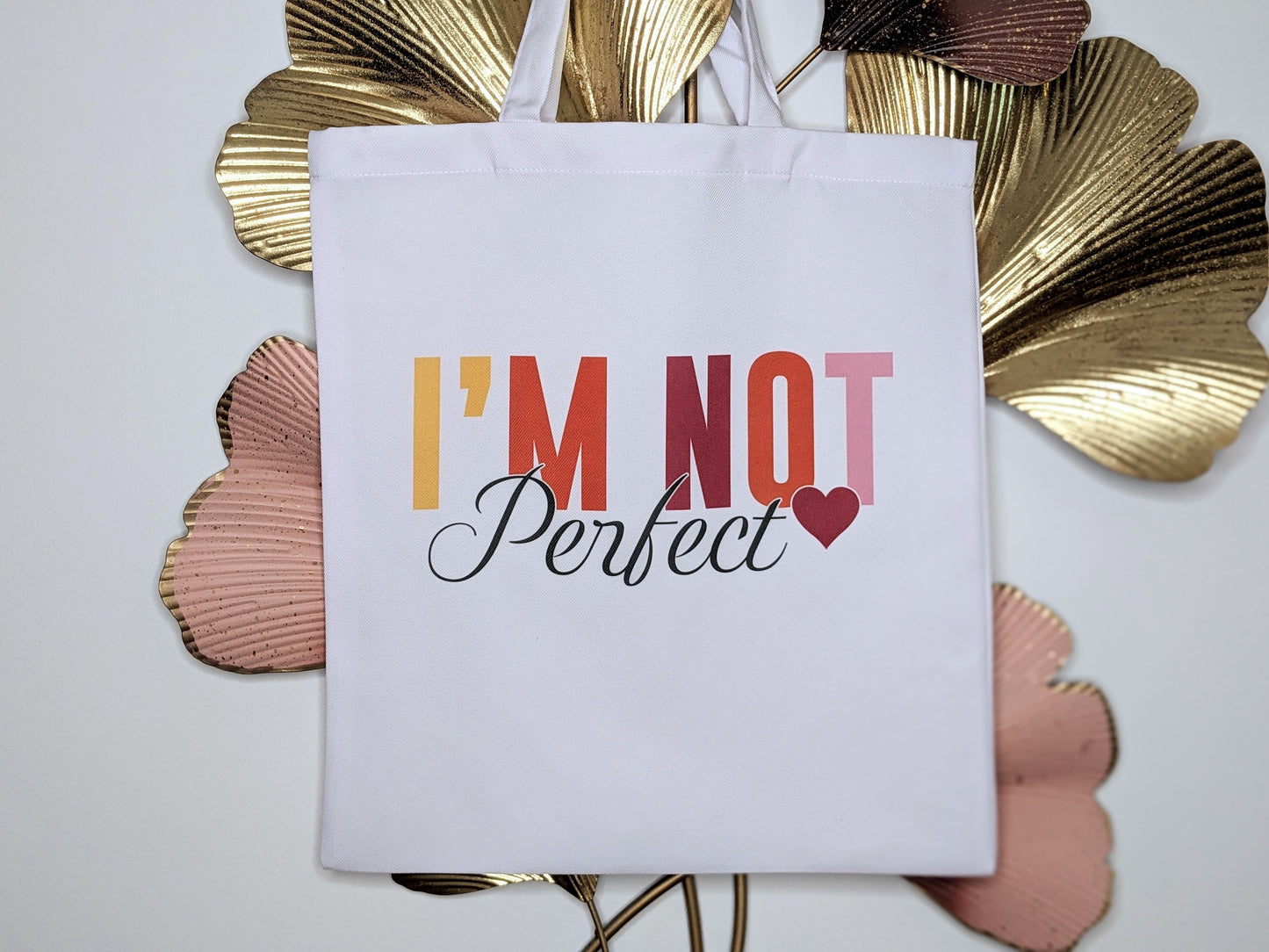 Tygpåse/Totebag - I’m not perfect, I’m limited edition