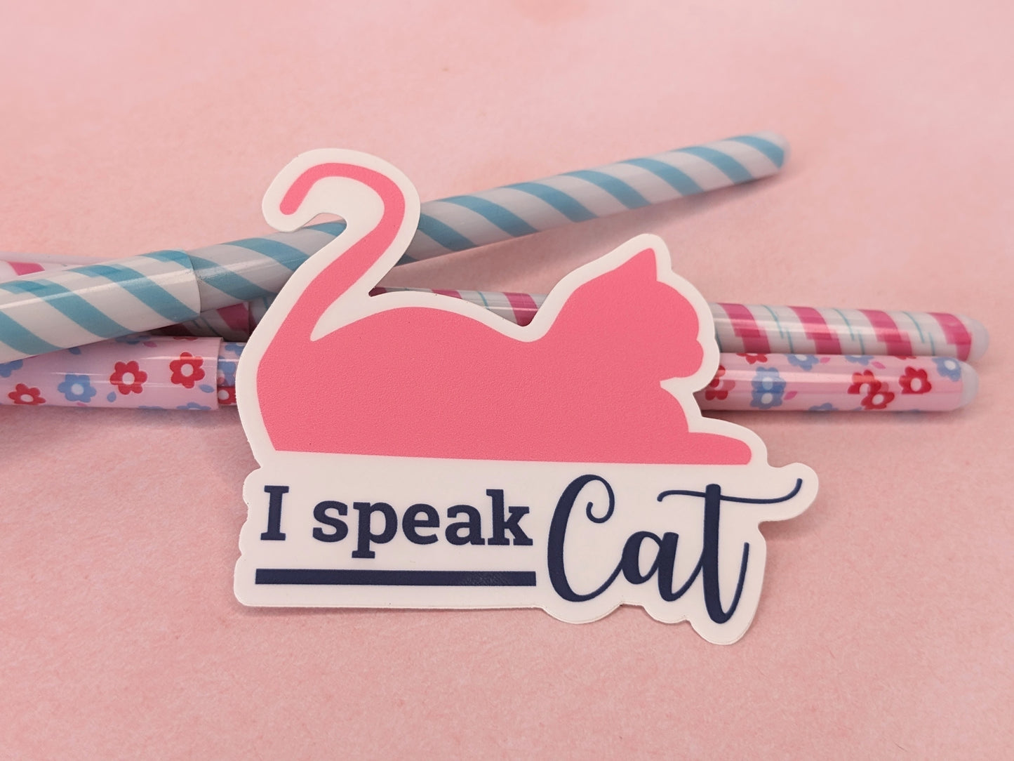 Sticker "I speak Cat"