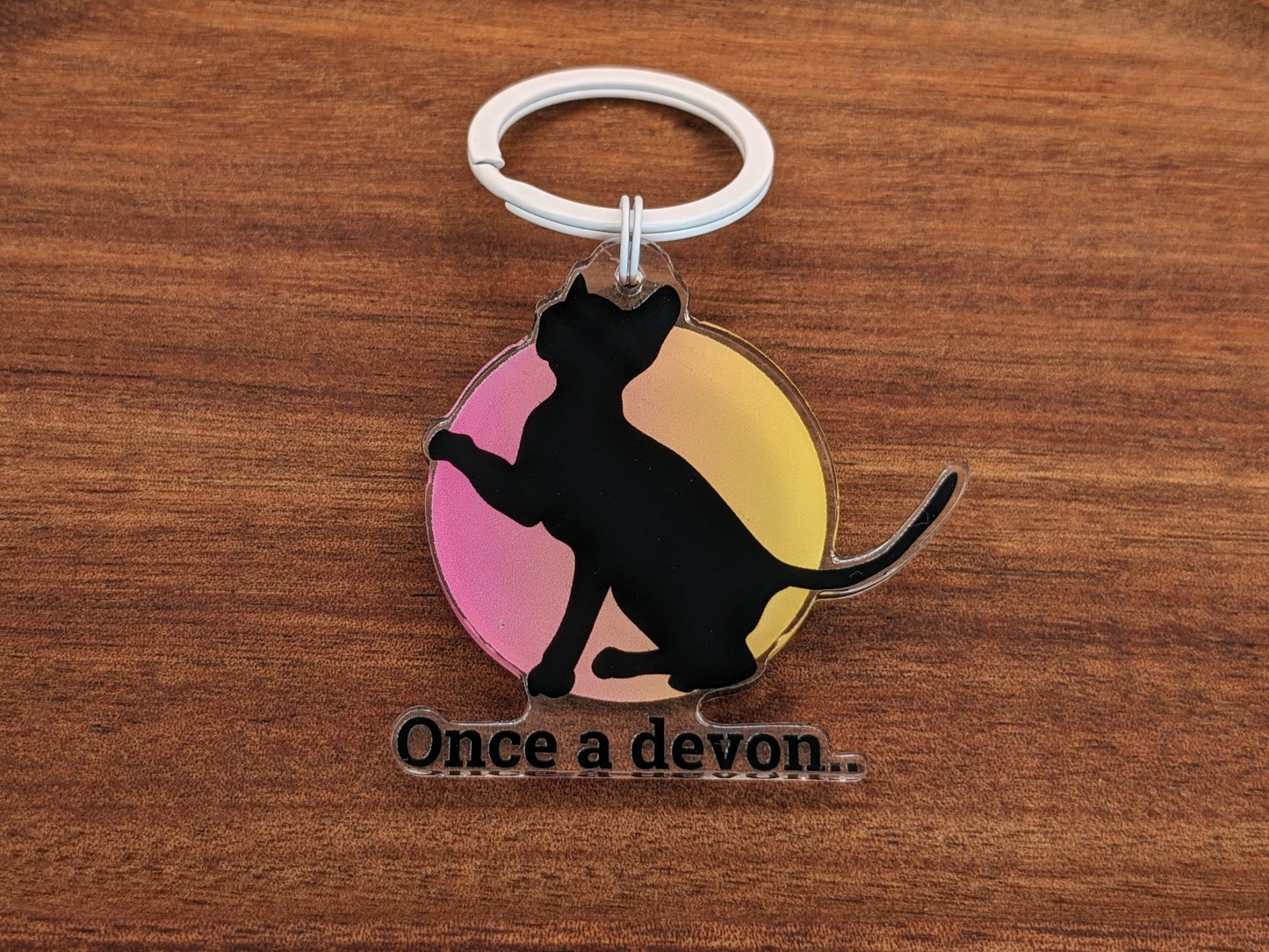 Nyckelring/keychain "Once a devon.."