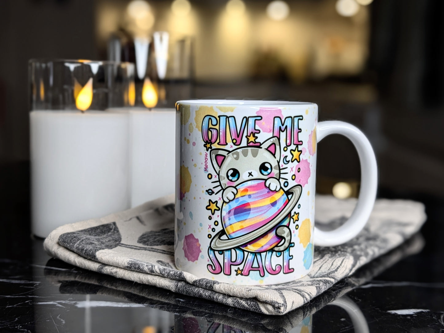 'Mugg/cup "Give me space"