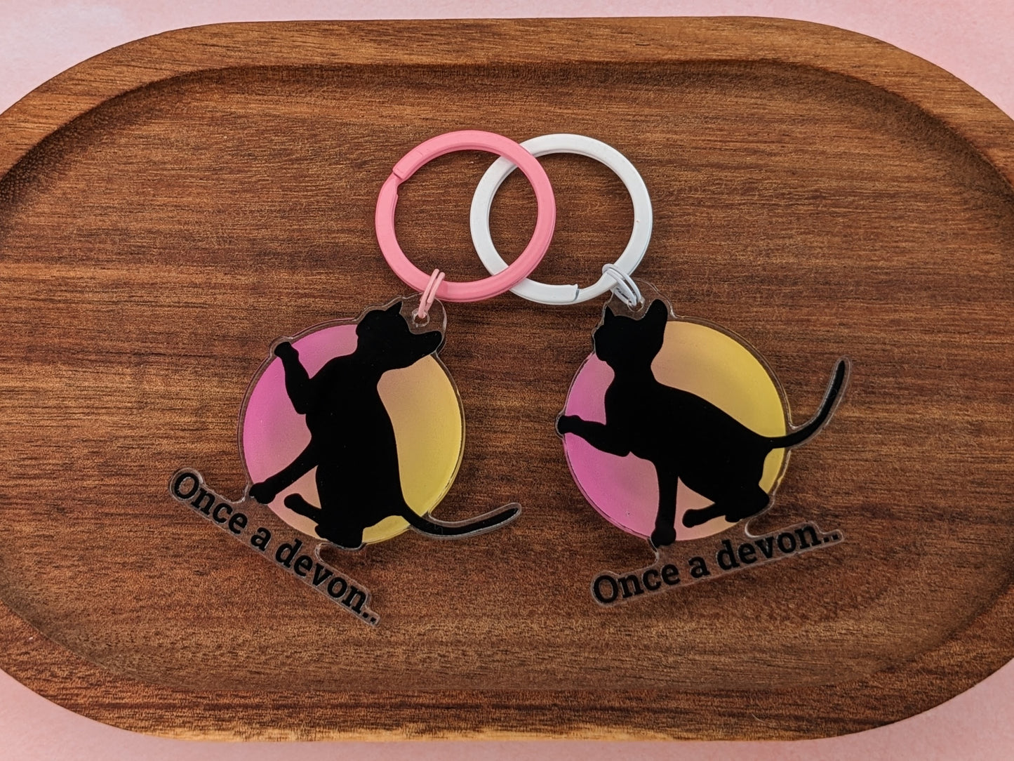 Nyckelring/keychain "Once a devon.."