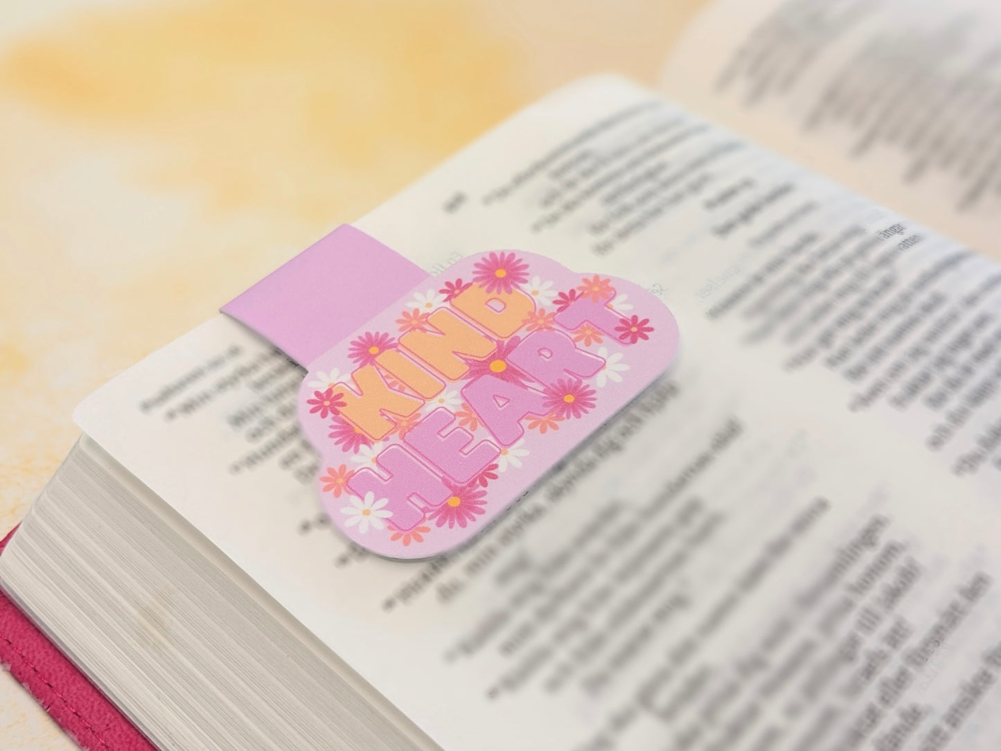 Magnetiskt bokmärke/bookmark "Kind Heart"