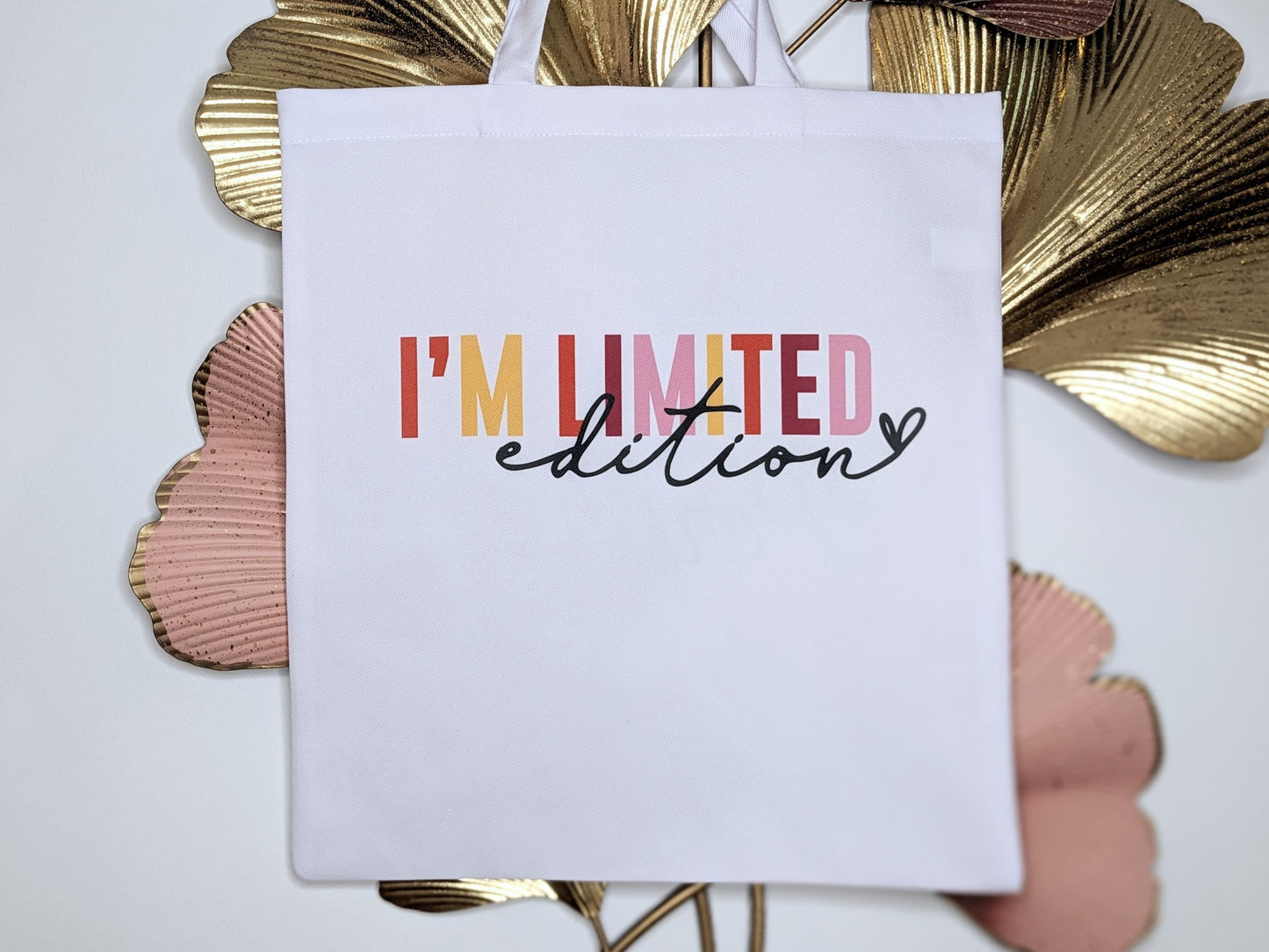 Tygpåse/Totebag - I’m not perfect, I’m limited edition