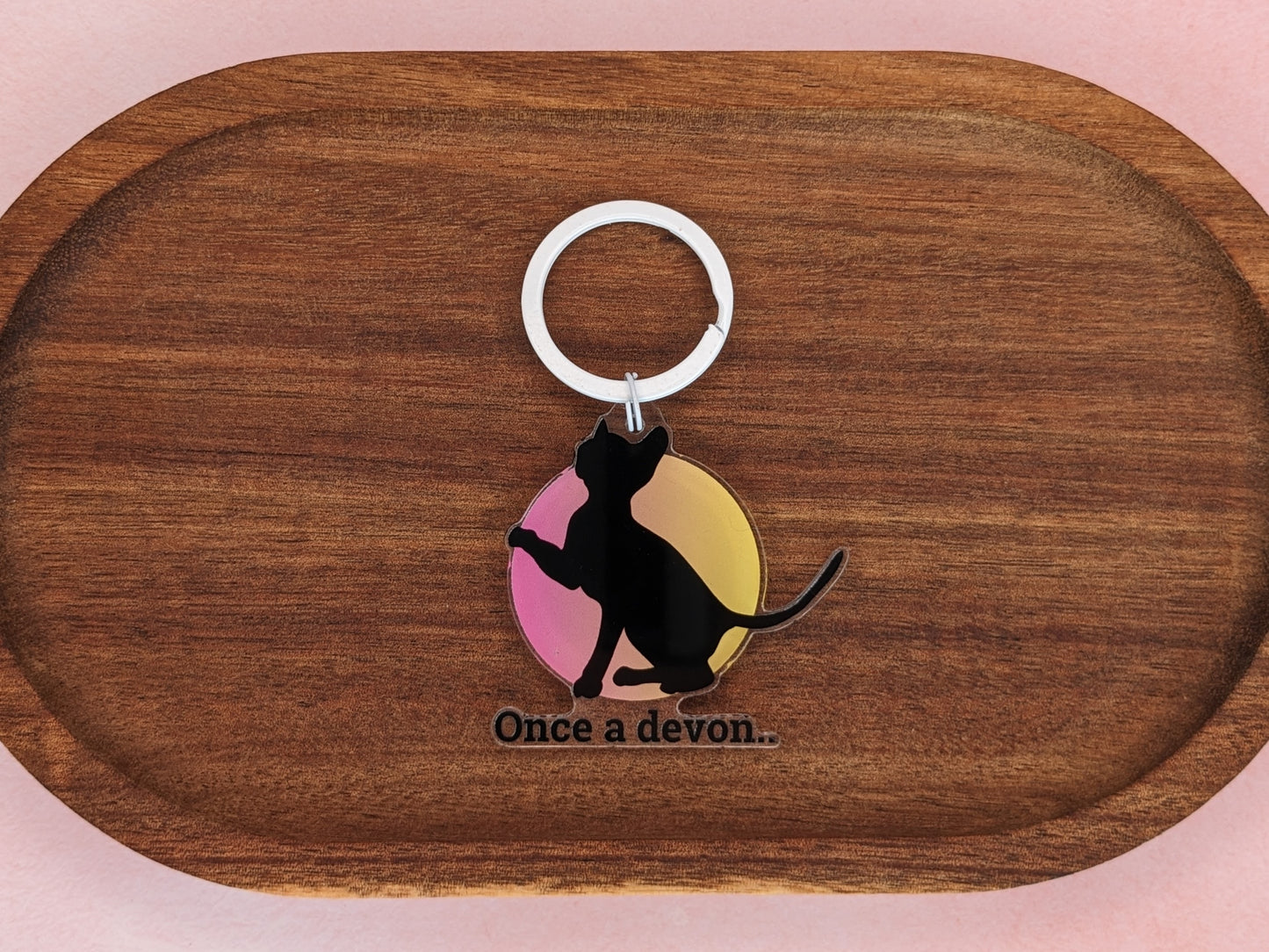 Nyckelring/keychain "Once a devon.."