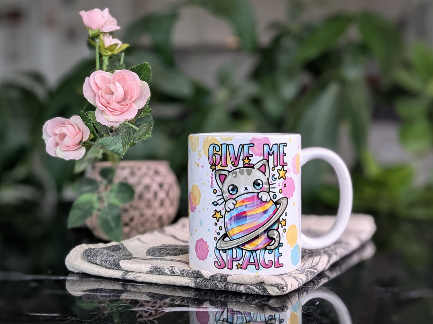'Mugg/cup "Give me space"