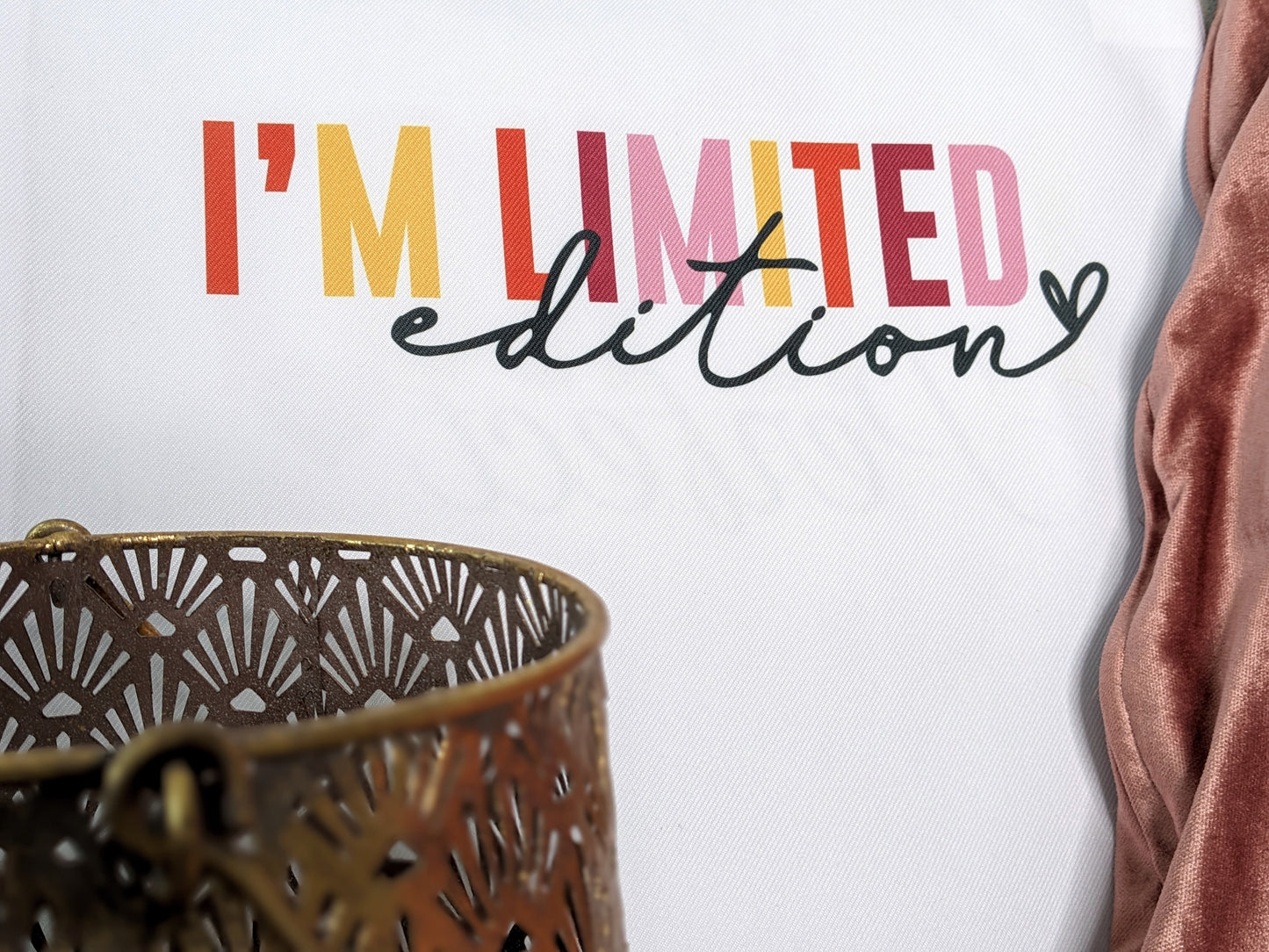 Tygpåse/Totebag - I’m not perfect, I’m limited edition