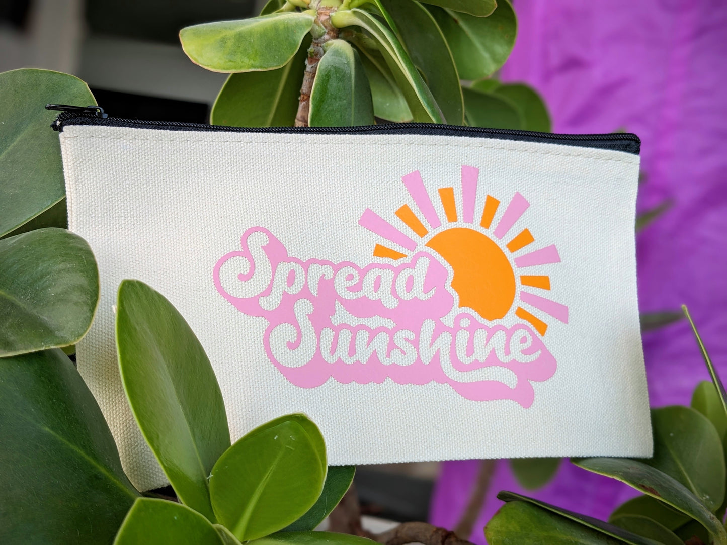 Necessär/Zipper bag - "Spread Sunshine"