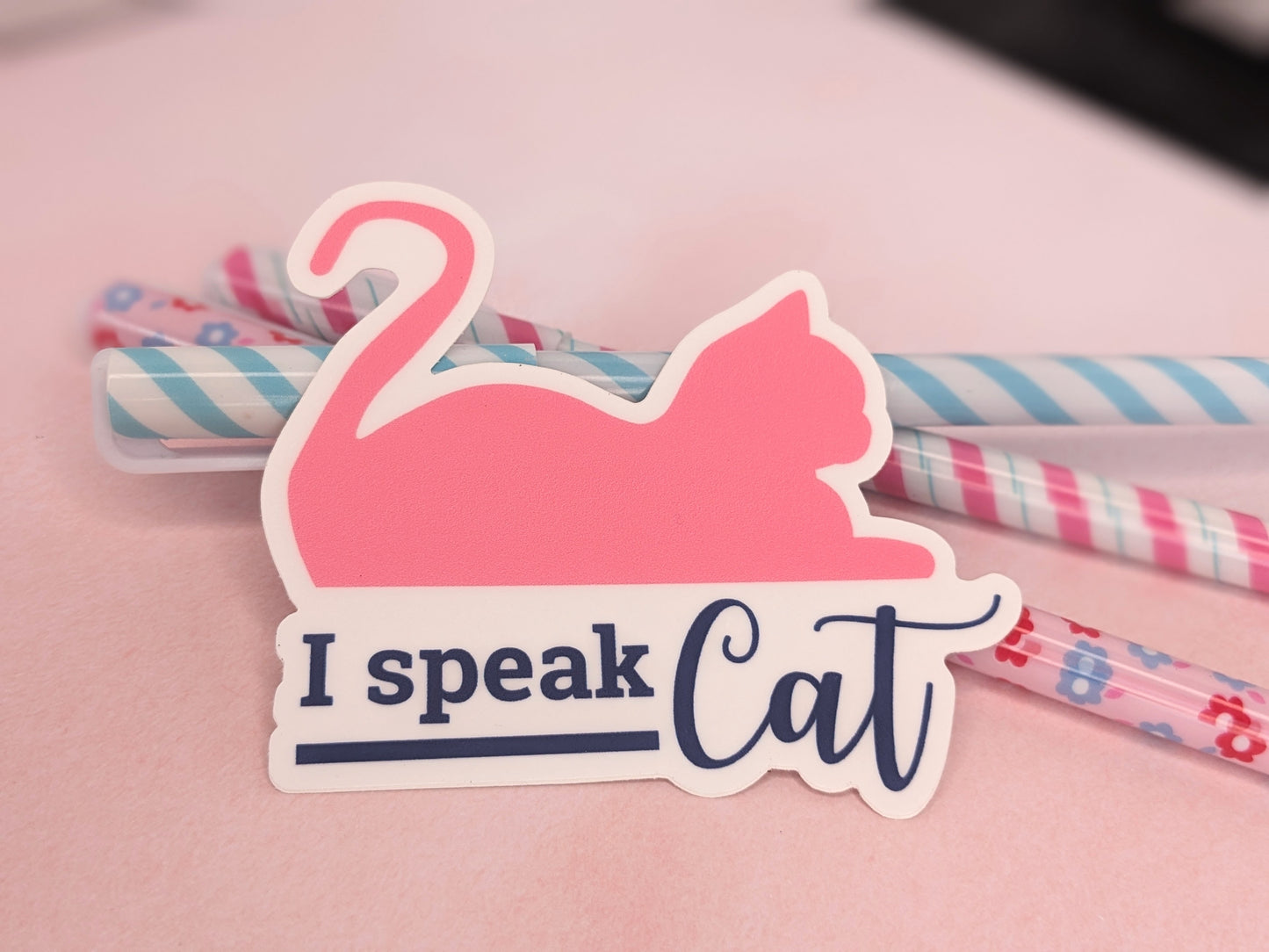 Sticker "I speak Cat"