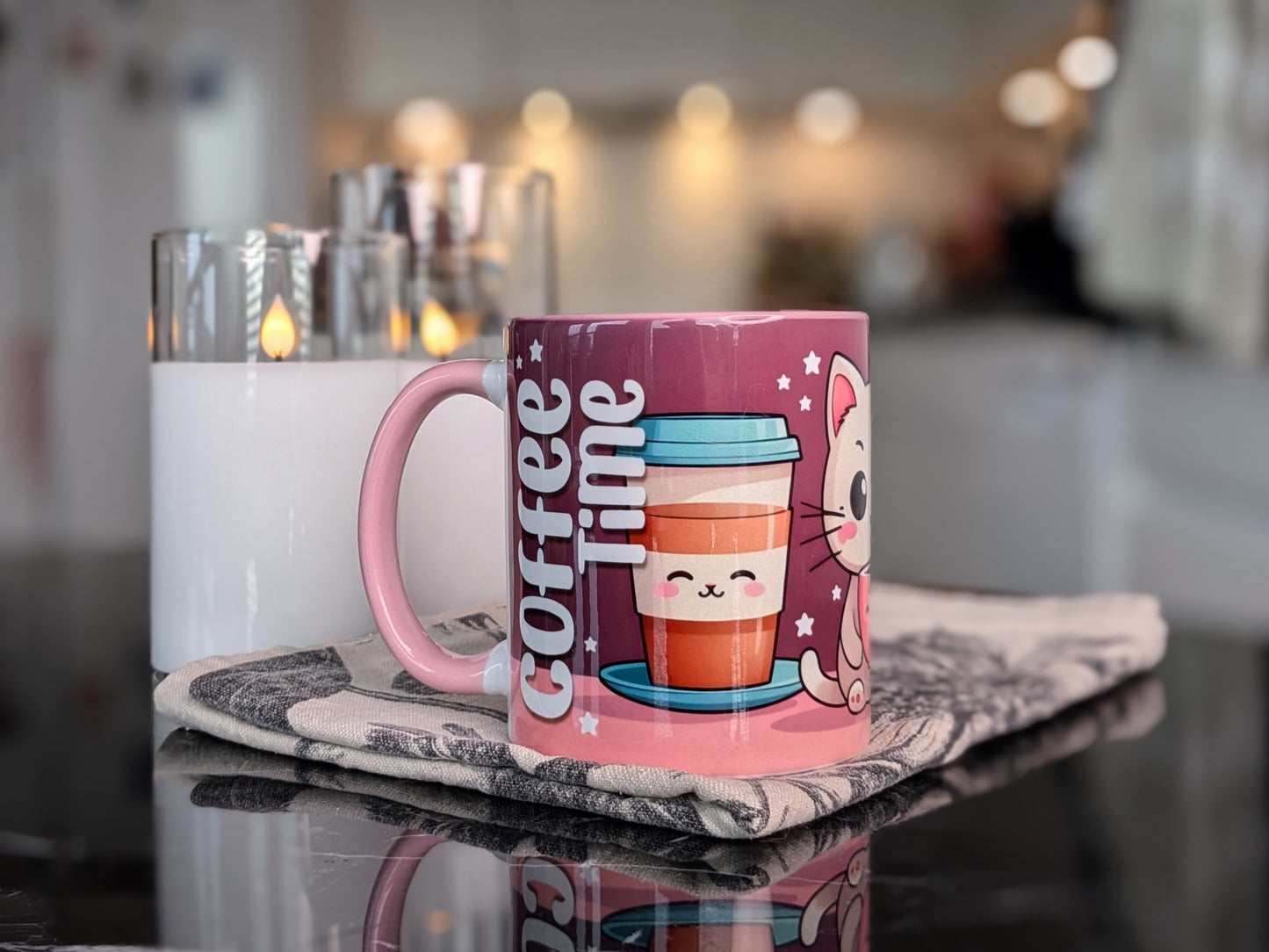 'Mugg/cup “Coffee Time” (and Cats)
