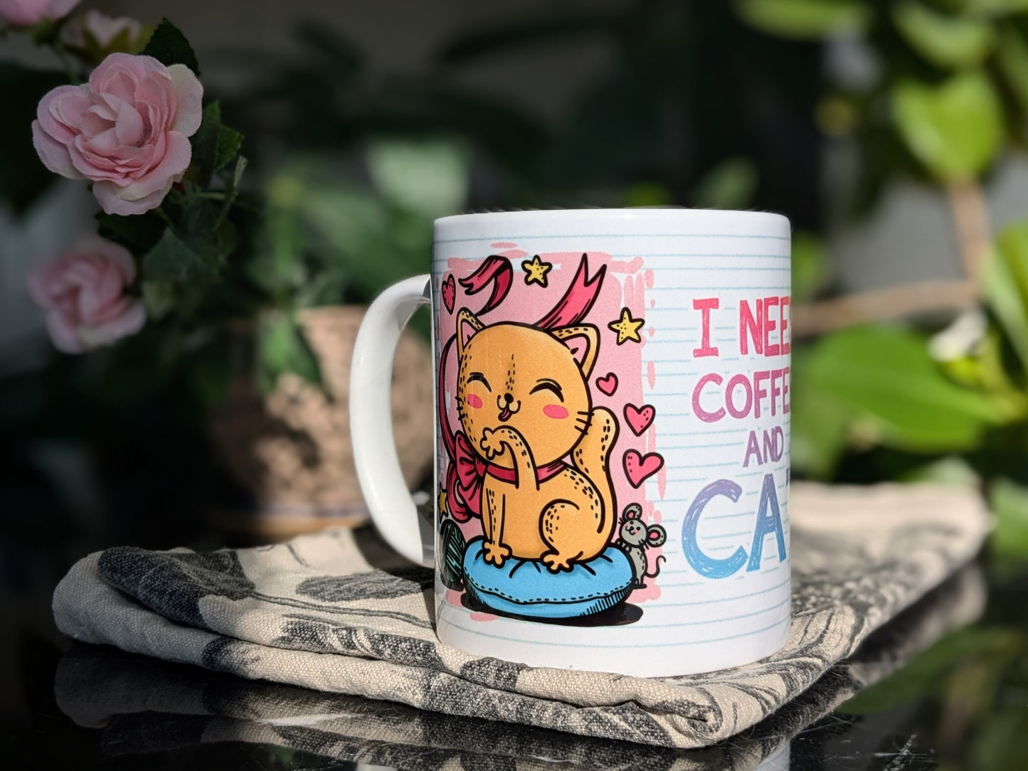 'Mugg/cup "Coffee and Cats"