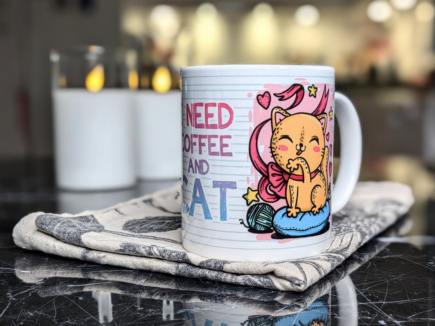 'Mugg/cup "Coffee and Cats"