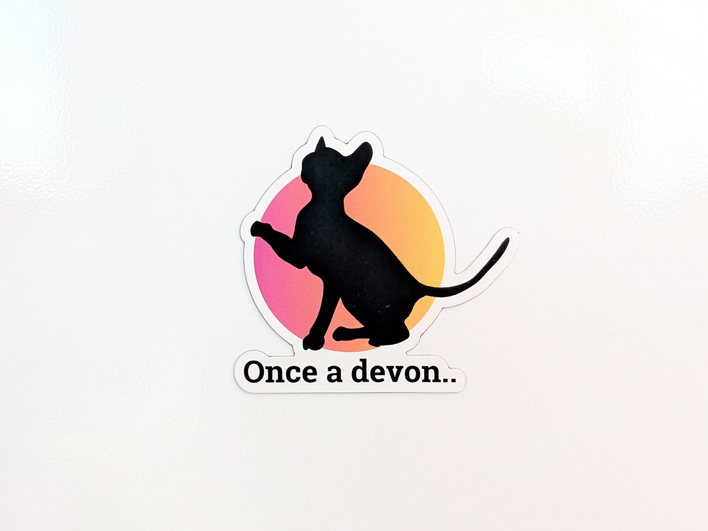 Magnet "Once a devon.."