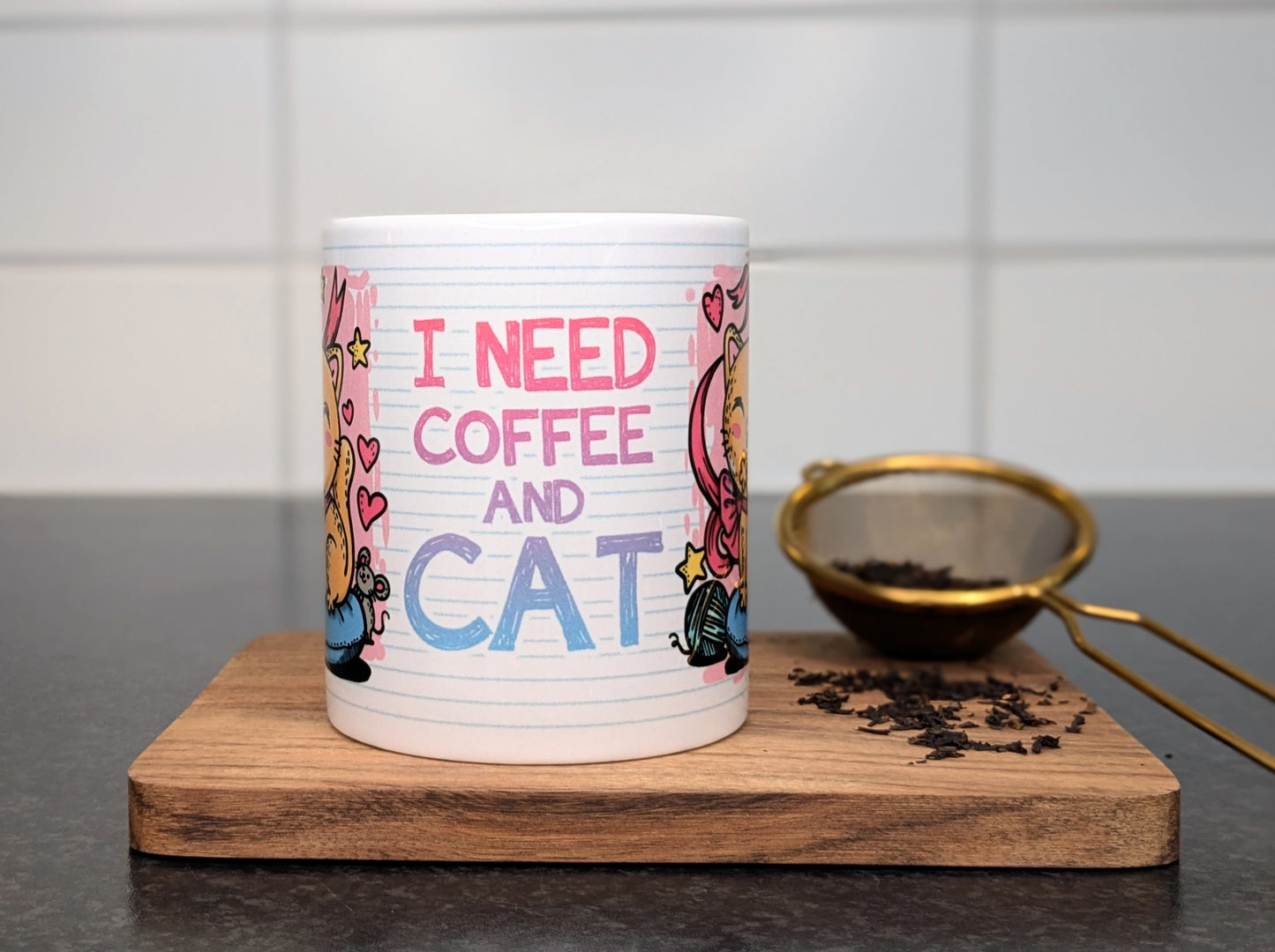 'Mugg/cup "Coffee and Cats"