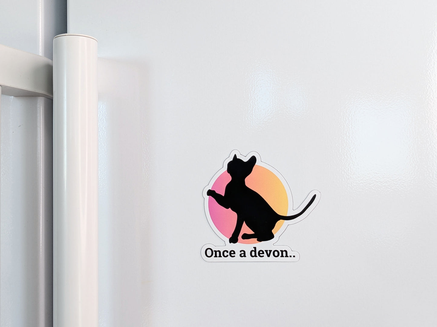 Magnet "Once a devon.."