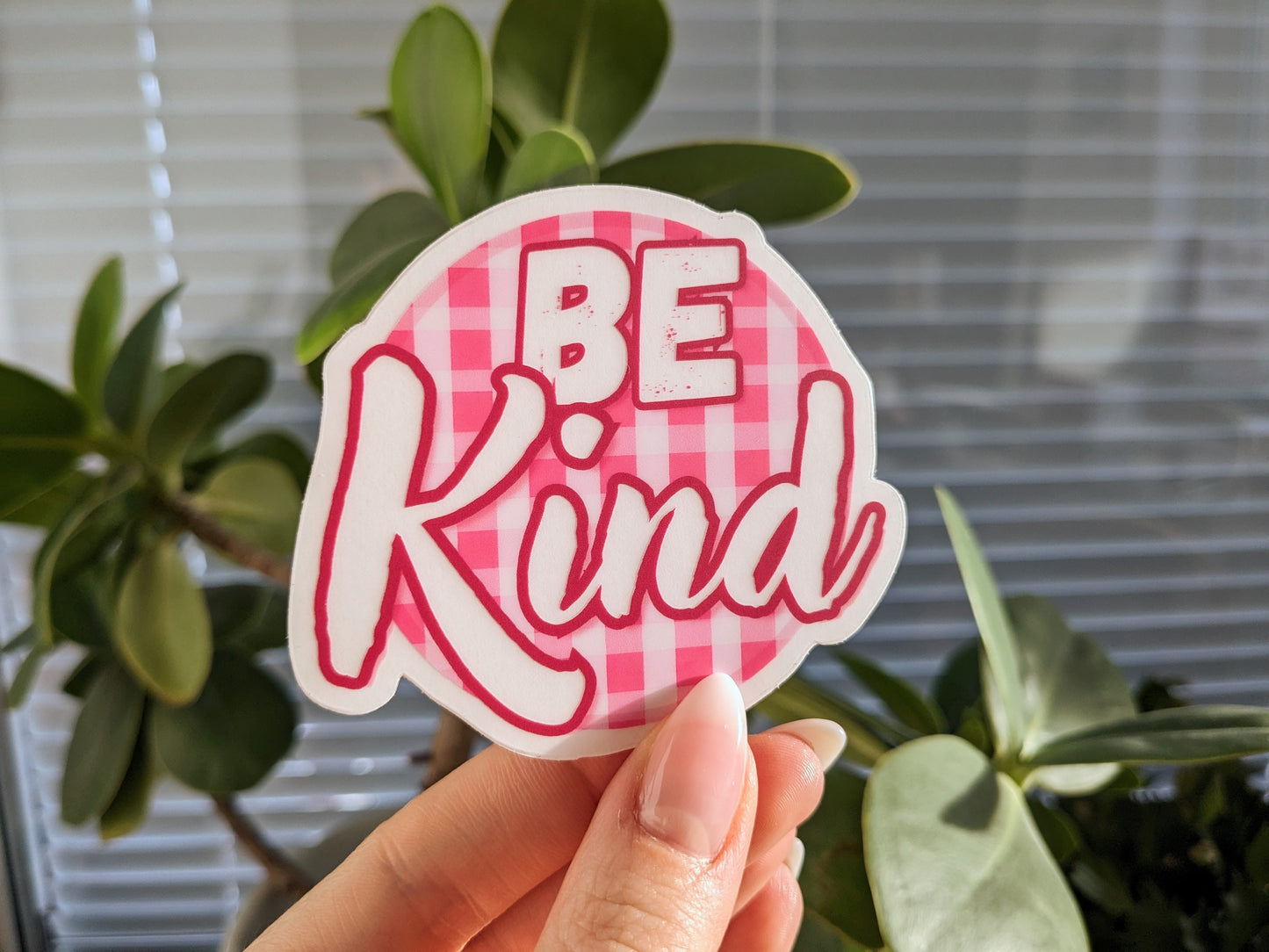 Sticker(clear) - "Be Kind"