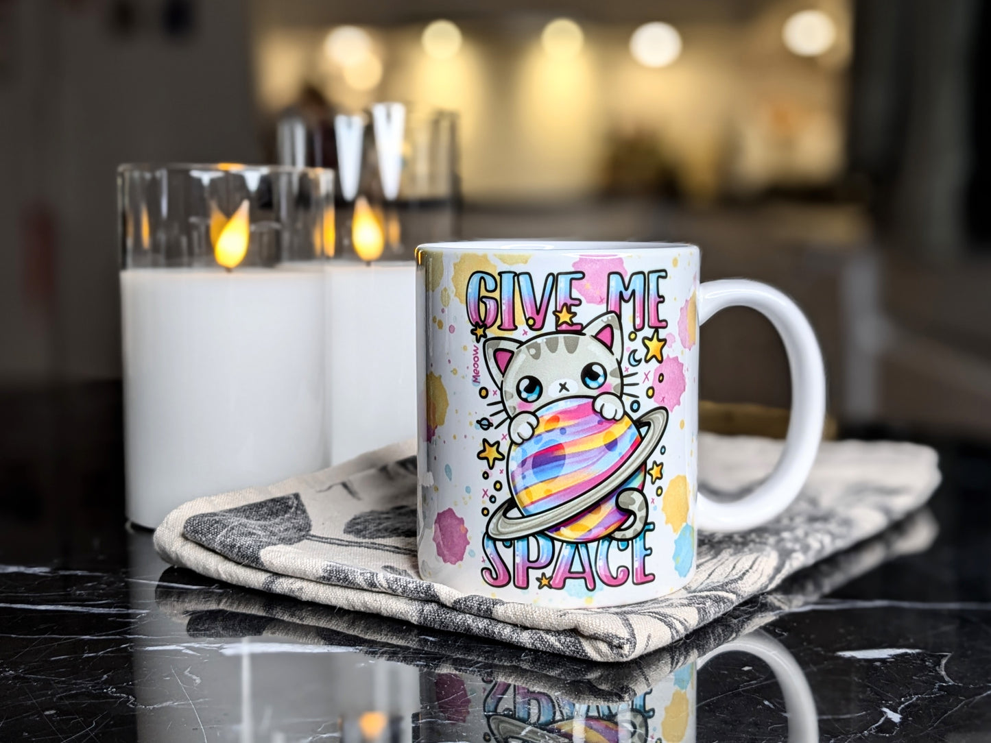 'Mugg/cup "Give me space"