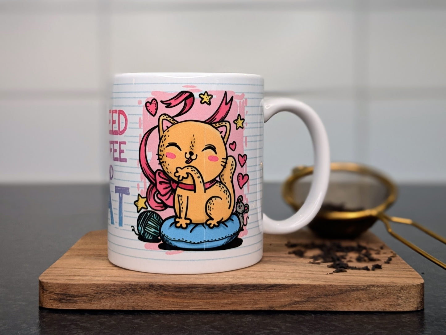 'Mugg/cup "Coffee and Cats"