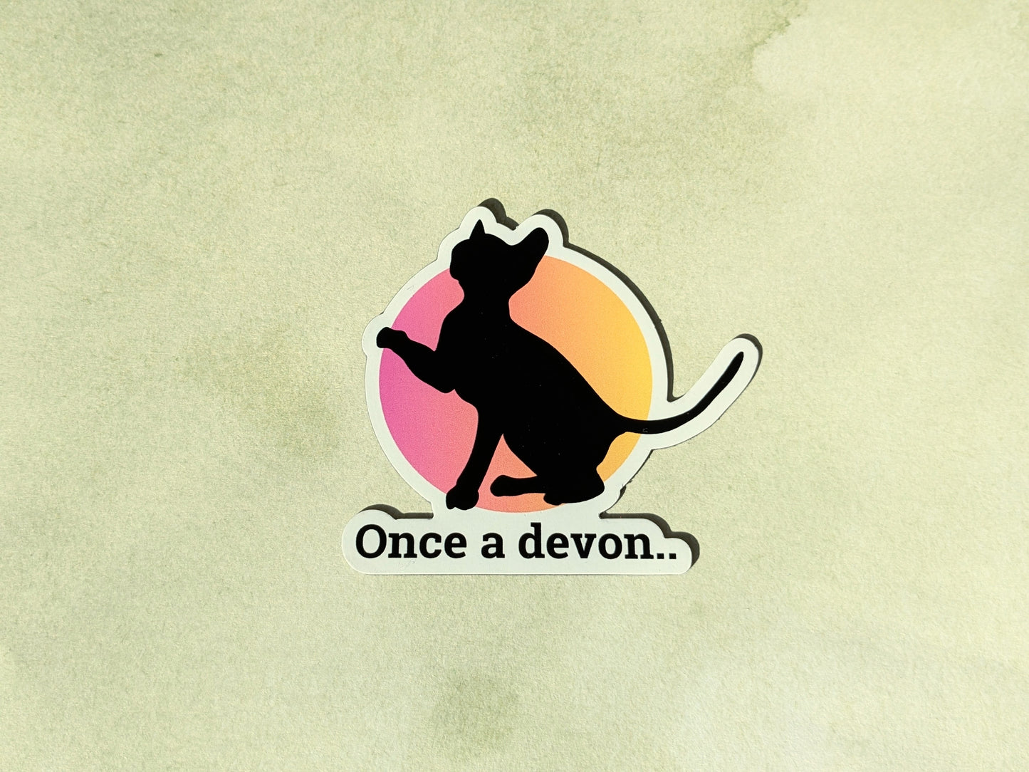 Magnet "Once a devon.."