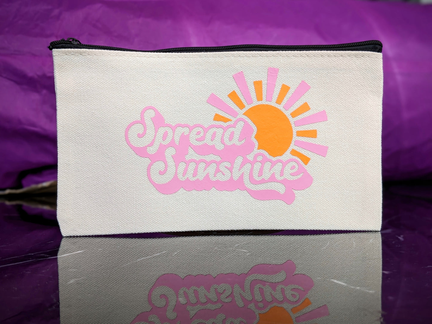Necessär/Zipper bag - "Spread Sunshine"