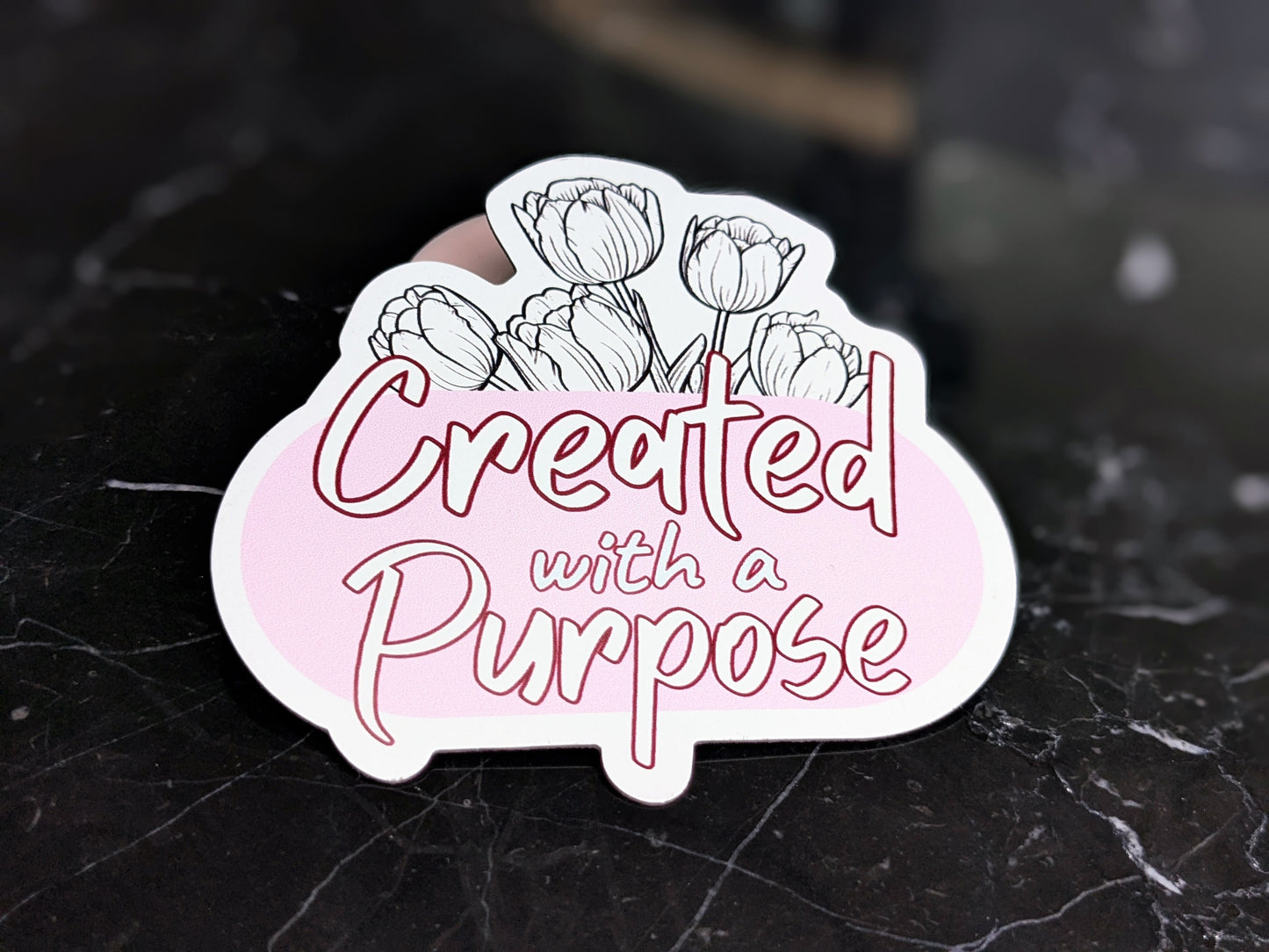 Magnet "Created with a Purpose"
