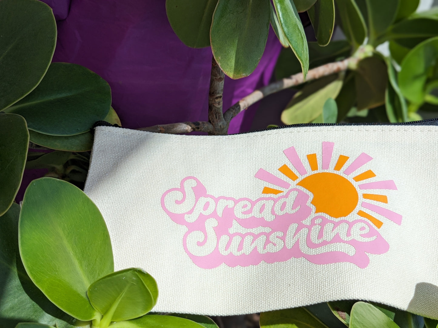 Necessär/Zipper bag - "Spread Sunshine"