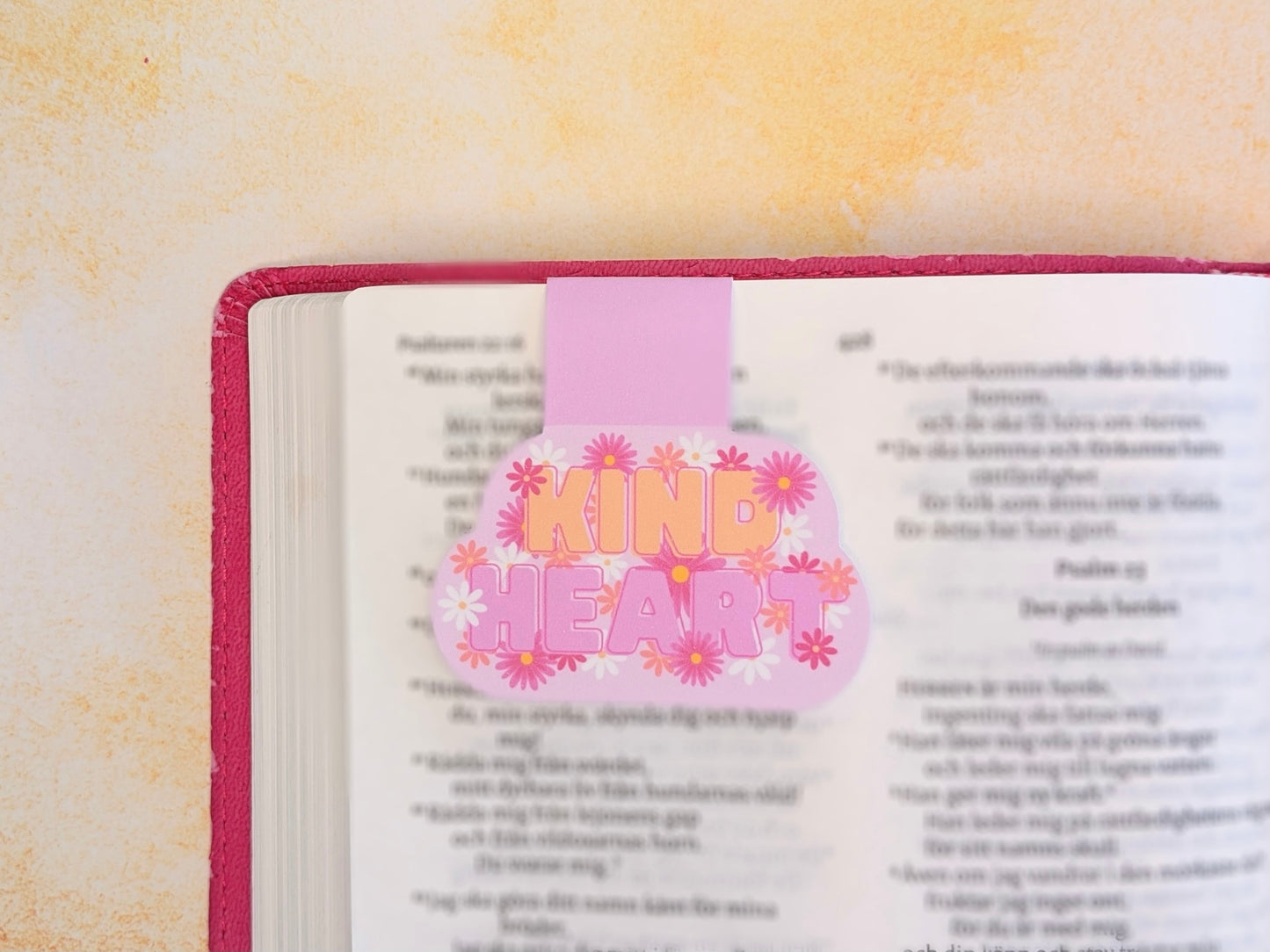 Magnetiskt bokmärke/bookmark "Kind Heart"
