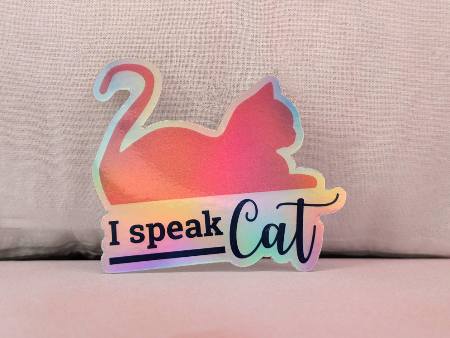 Sticker "I speak Cat"