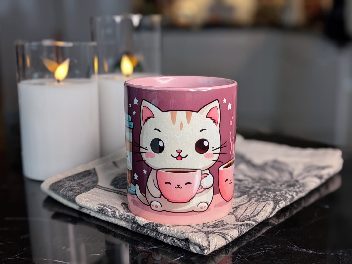 'Mugg/cup “Coffee Time” (and Cats)