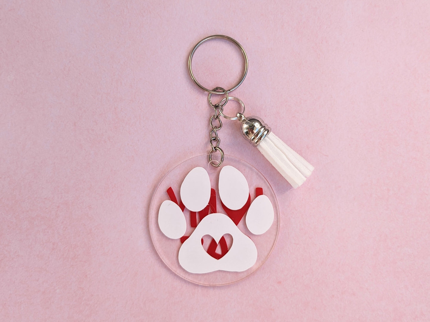 Nyckelring/keychain - I ❤️ MY CAT
