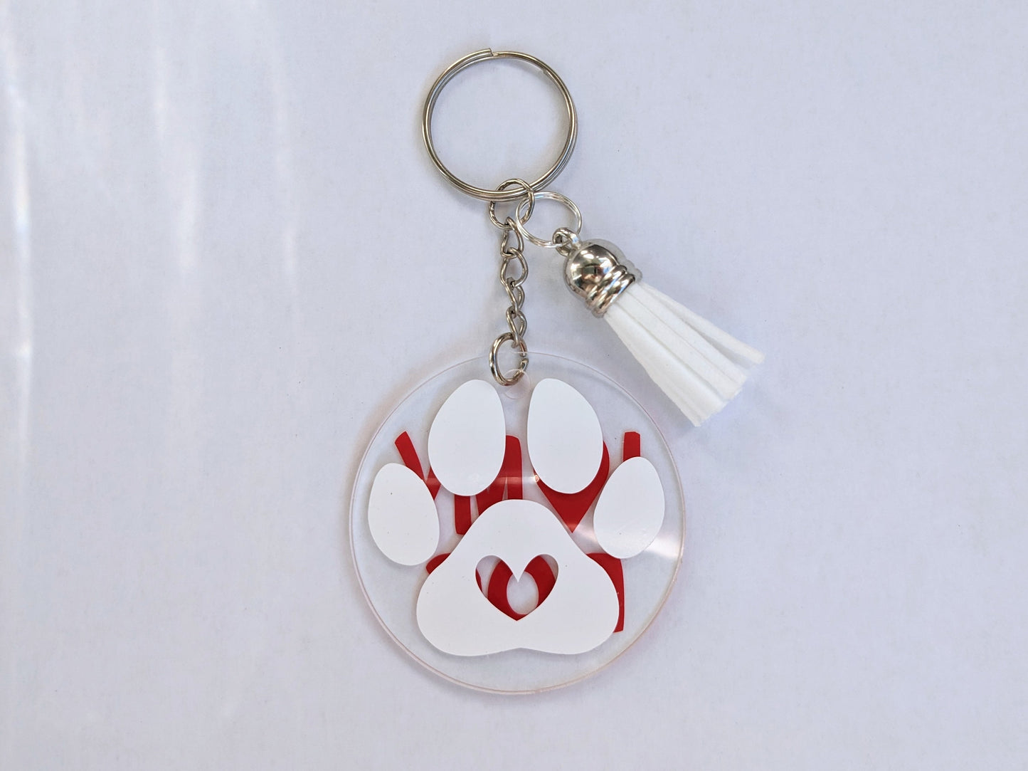 Nyckelring/keychain - I ❤️ MY DOG