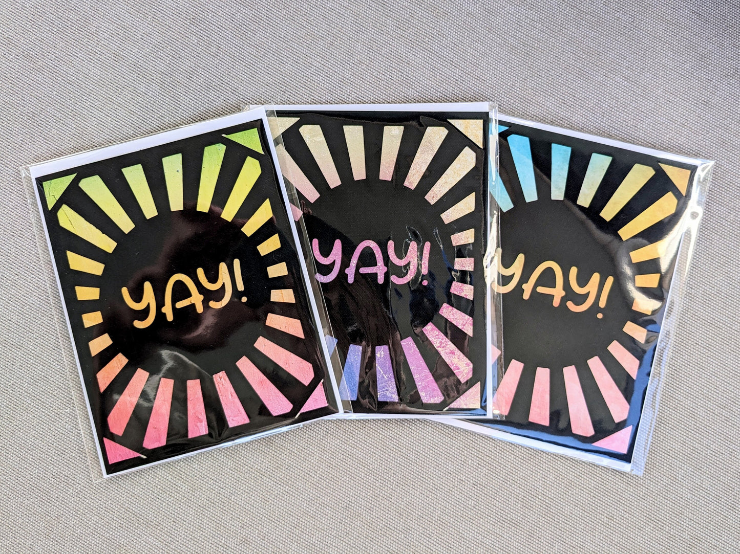 Kort/card "YAY"