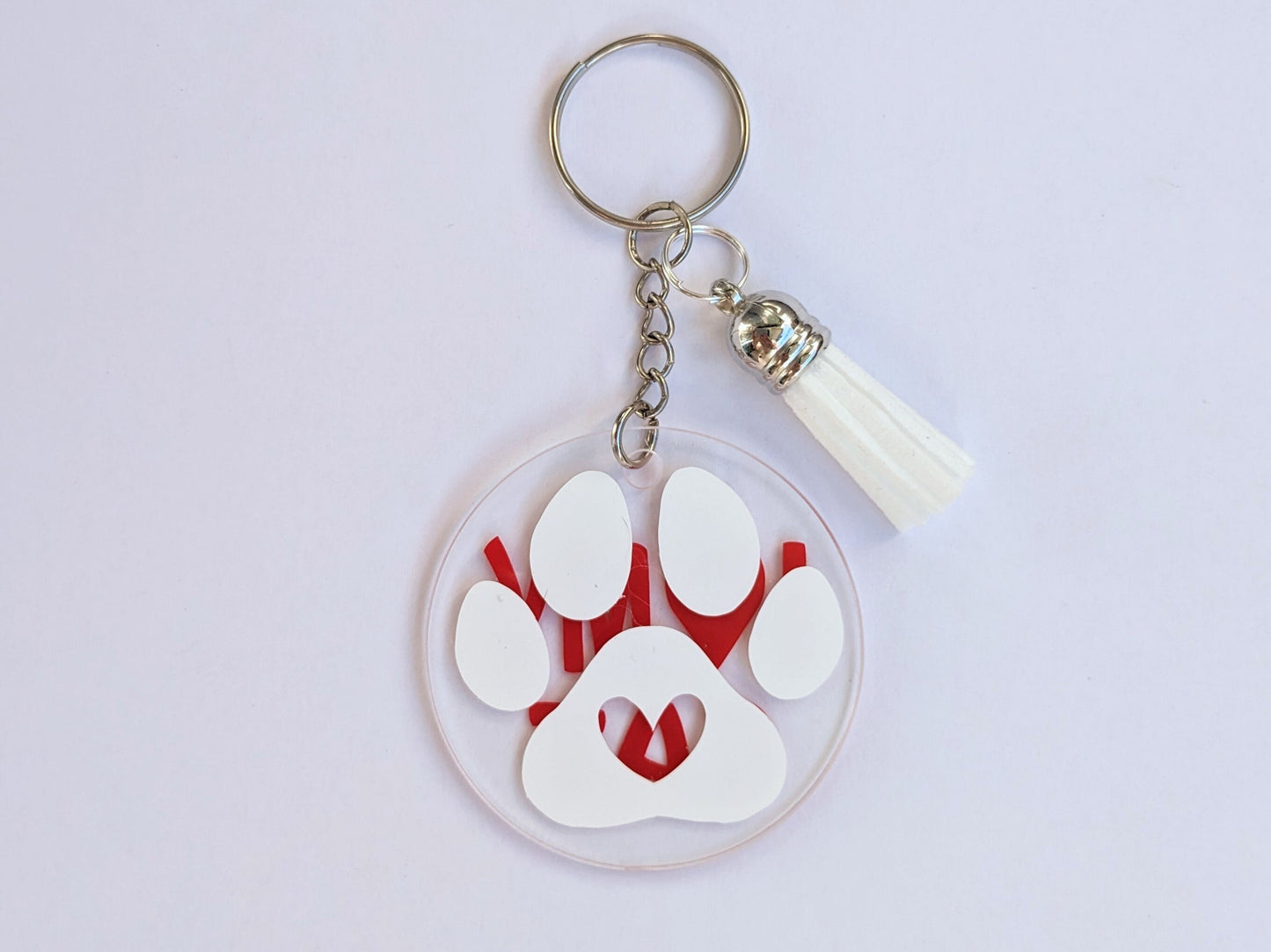 Nyckelring/keychain - I ❤️ MY CAT