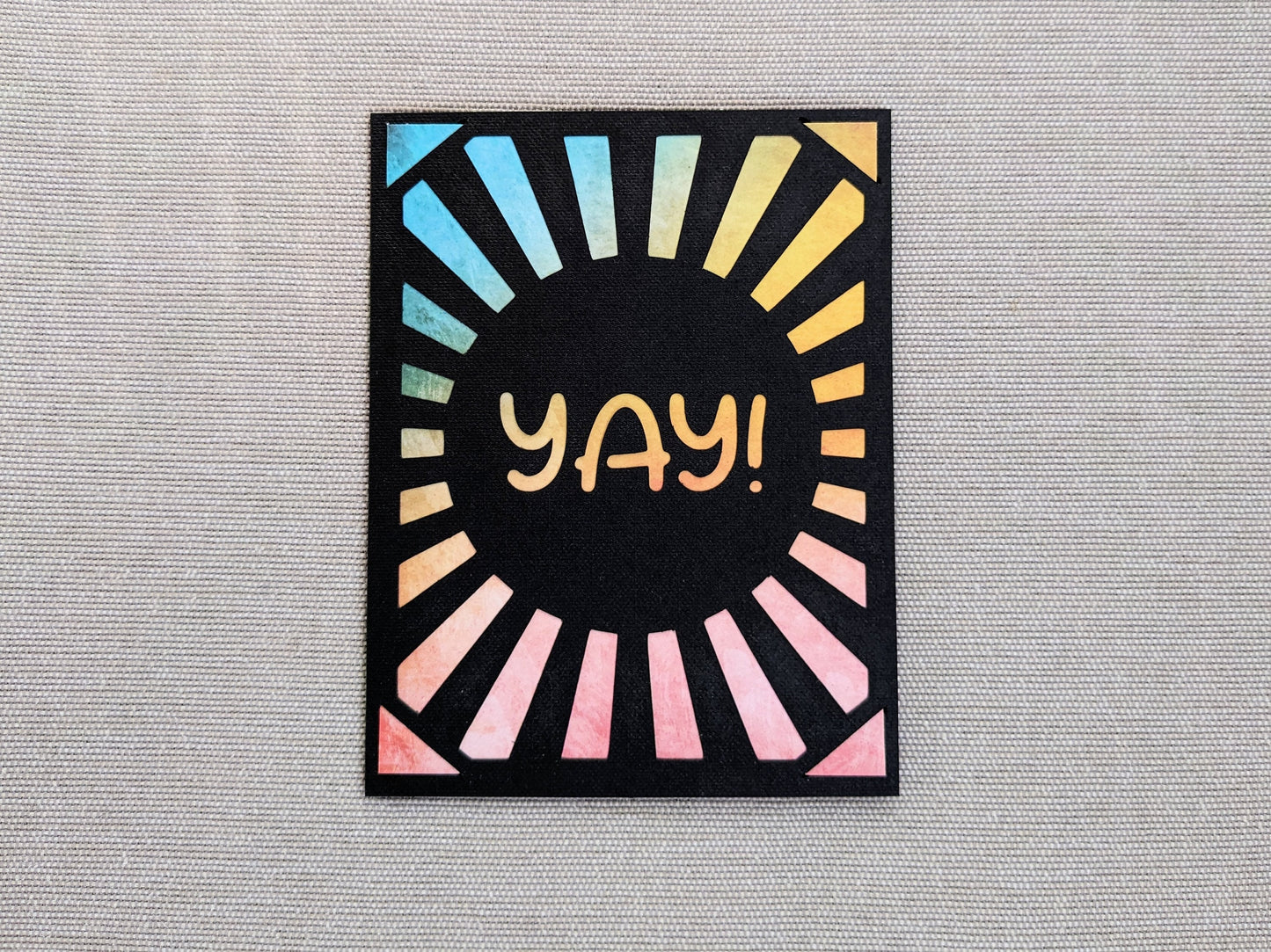 Kort/card "YAY"