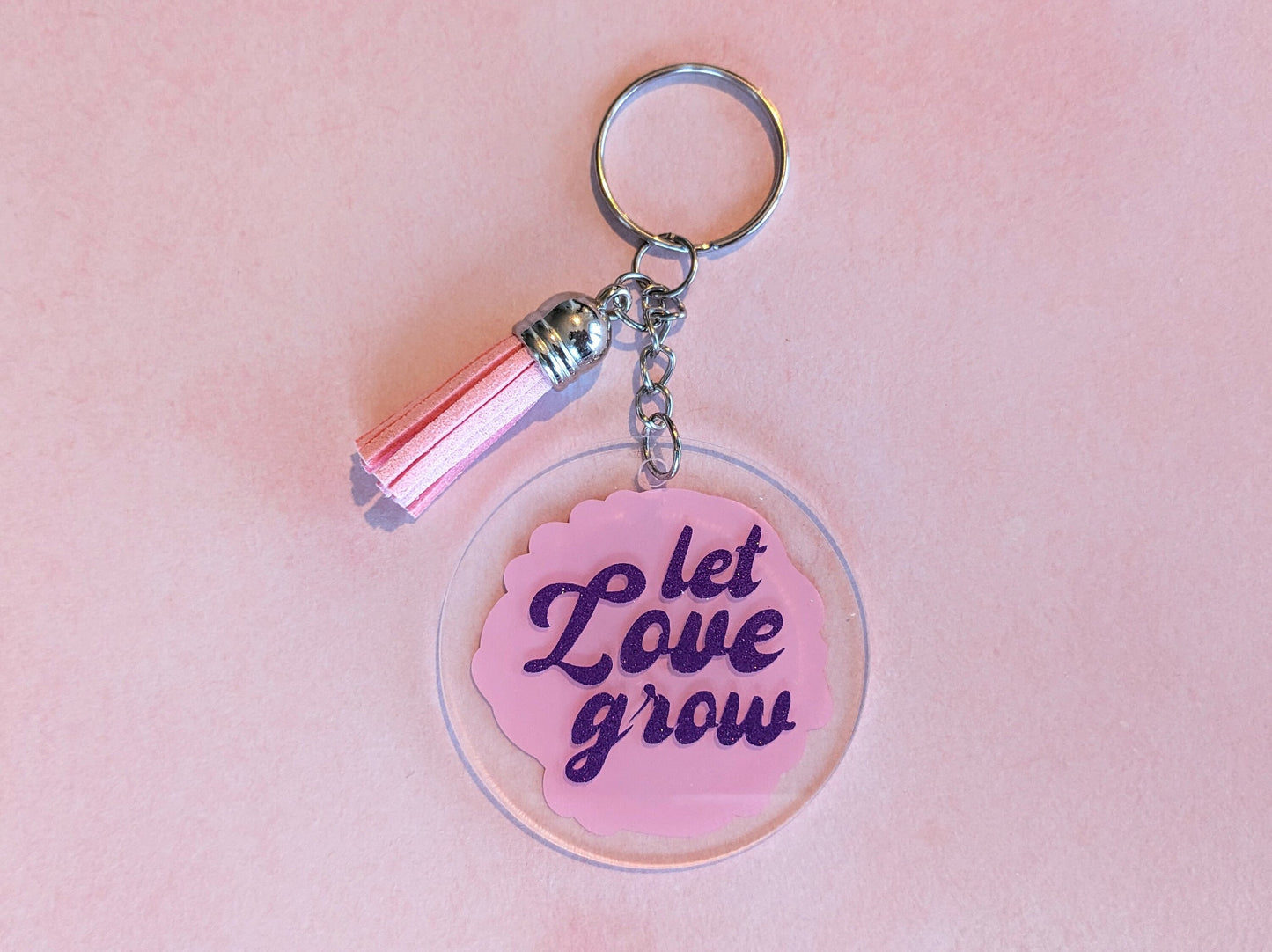 Nyckelring/keychain - "let Love grow"