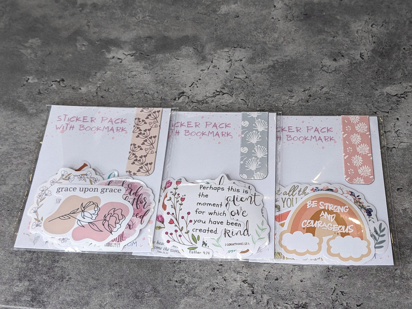 Stickerpack, surprise bundle + Magnetic bookmark