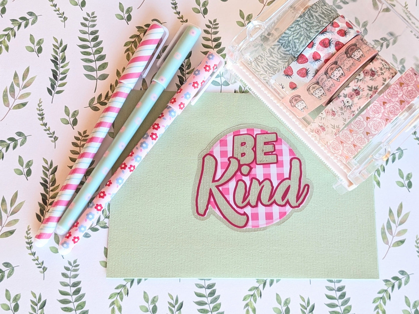Sticker(clear) - "Be Kind"