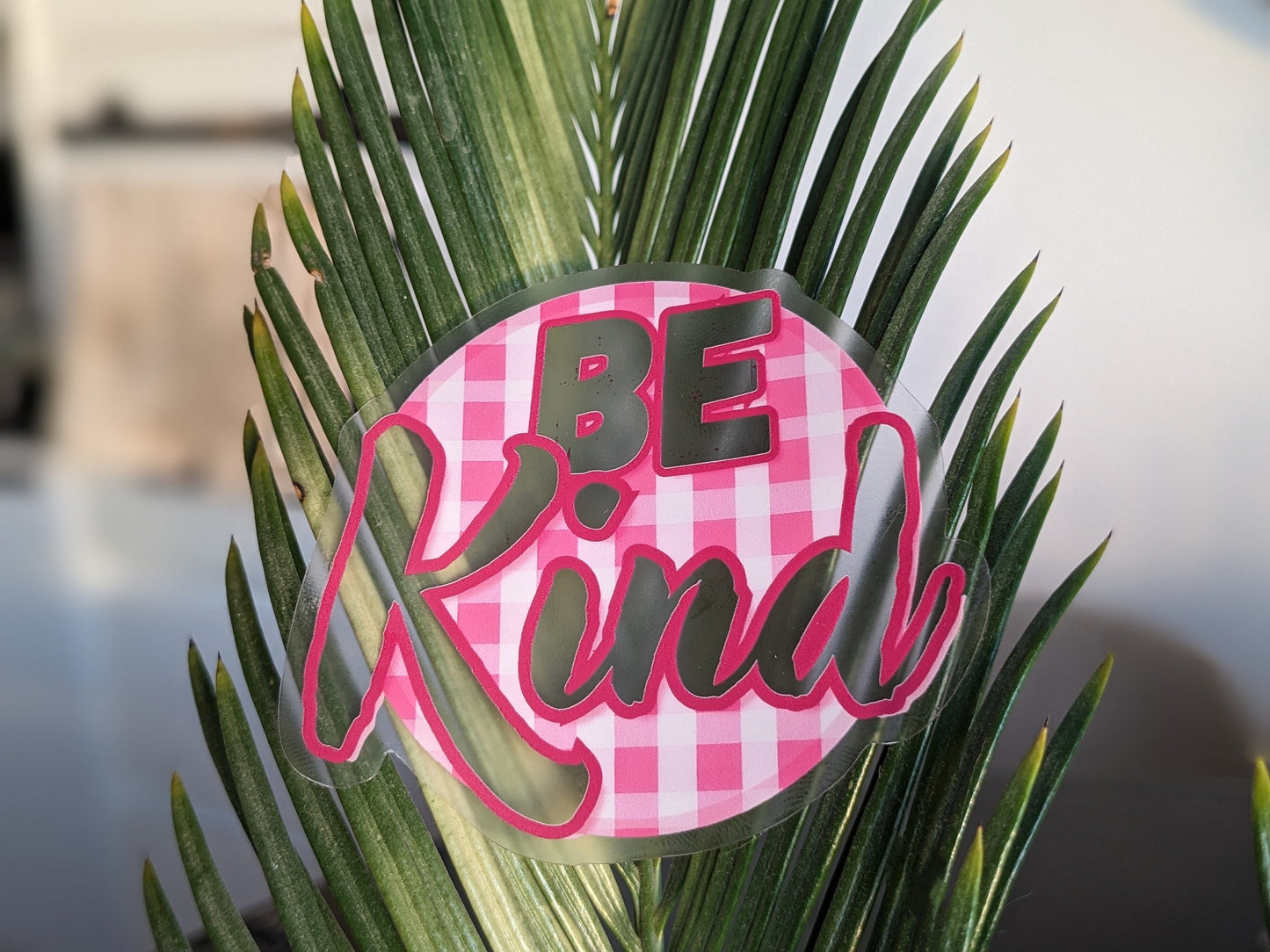 Sticker(clear) - "Be Kind"