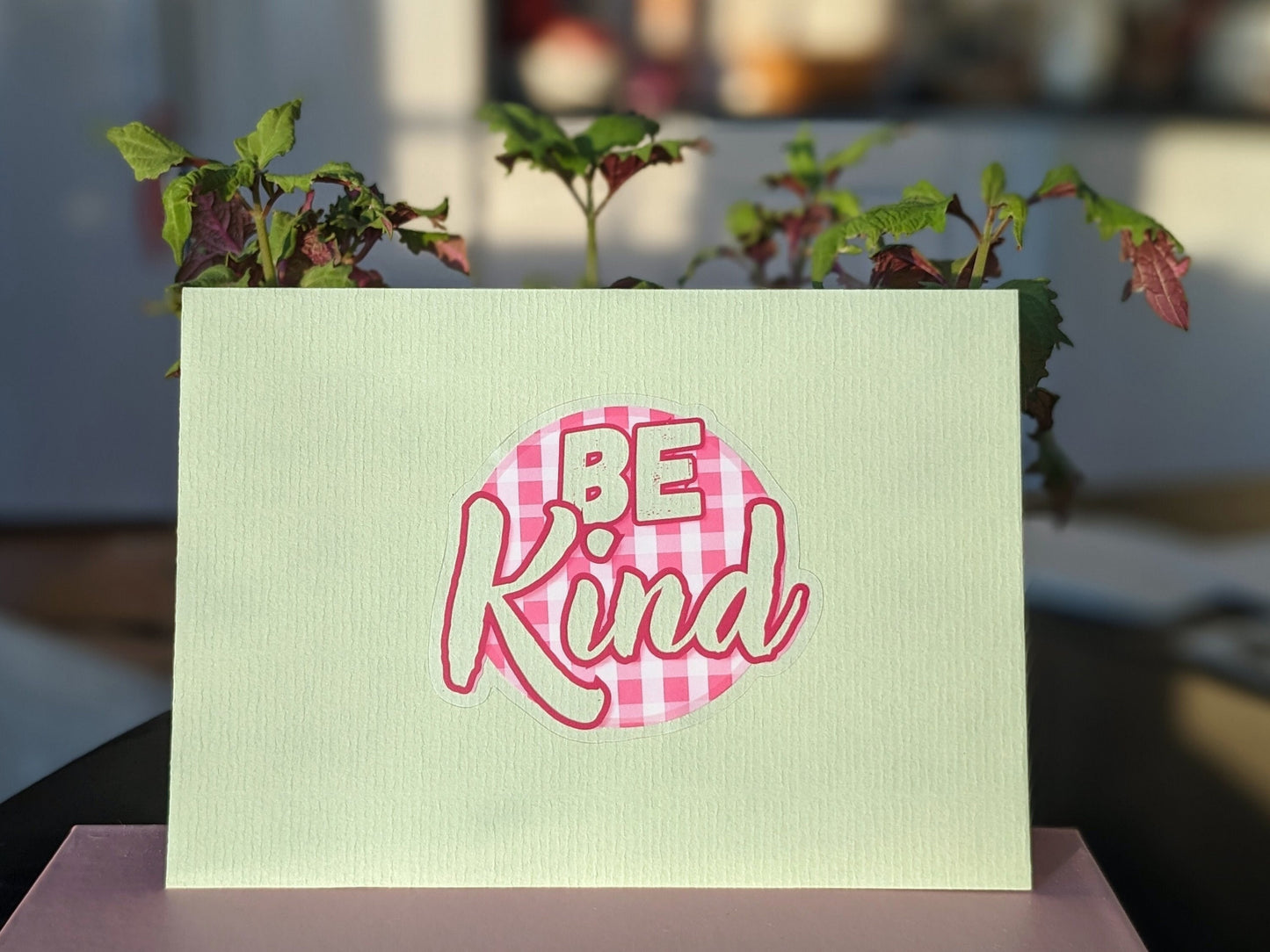 Sticker(clear) - "Be Kind"