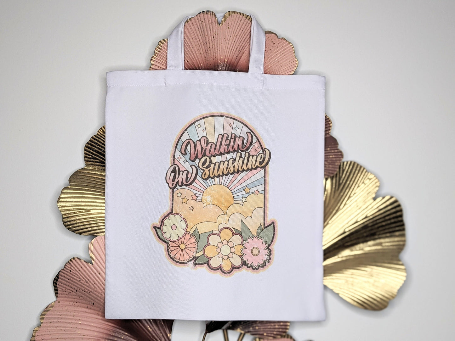 Tygpåse/Totebag "Walkin' on Sunshine"