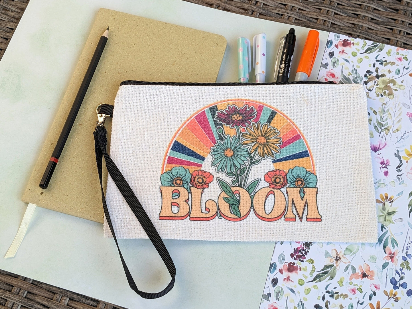 Necessär/Zipper bag "Bloom"