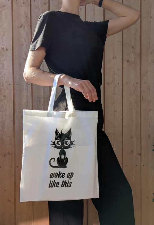 Tygpåse/Tote-bag - Woke up like this